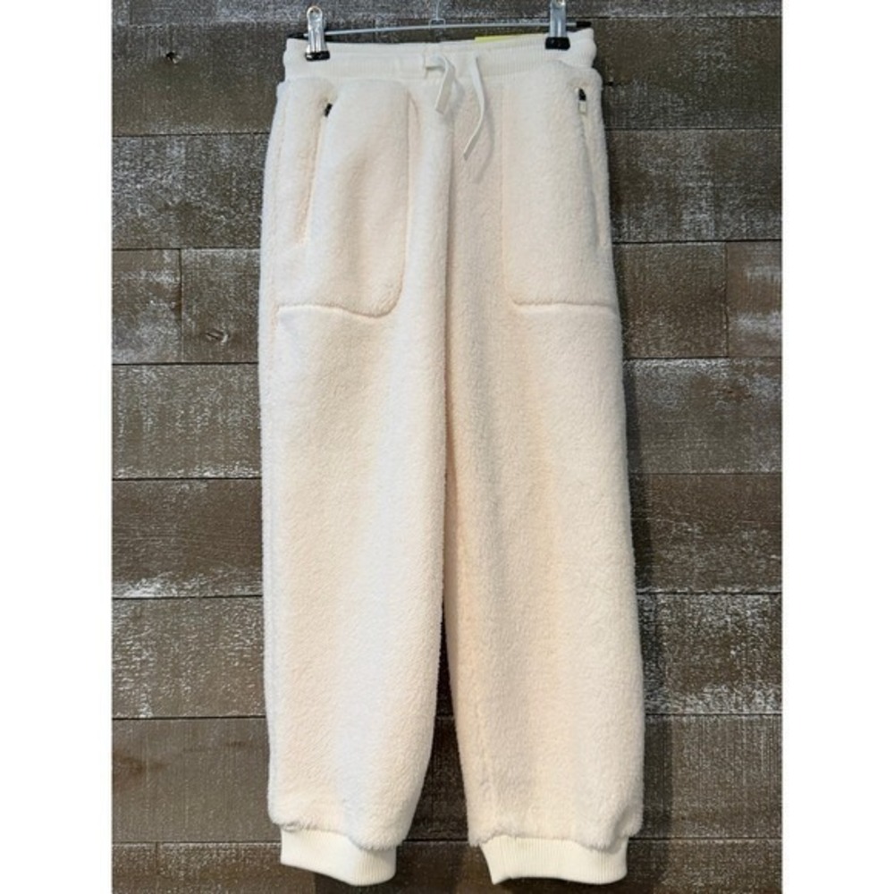 All in Motion Faux‎ Shearling Pant Kids L White S 6/7
